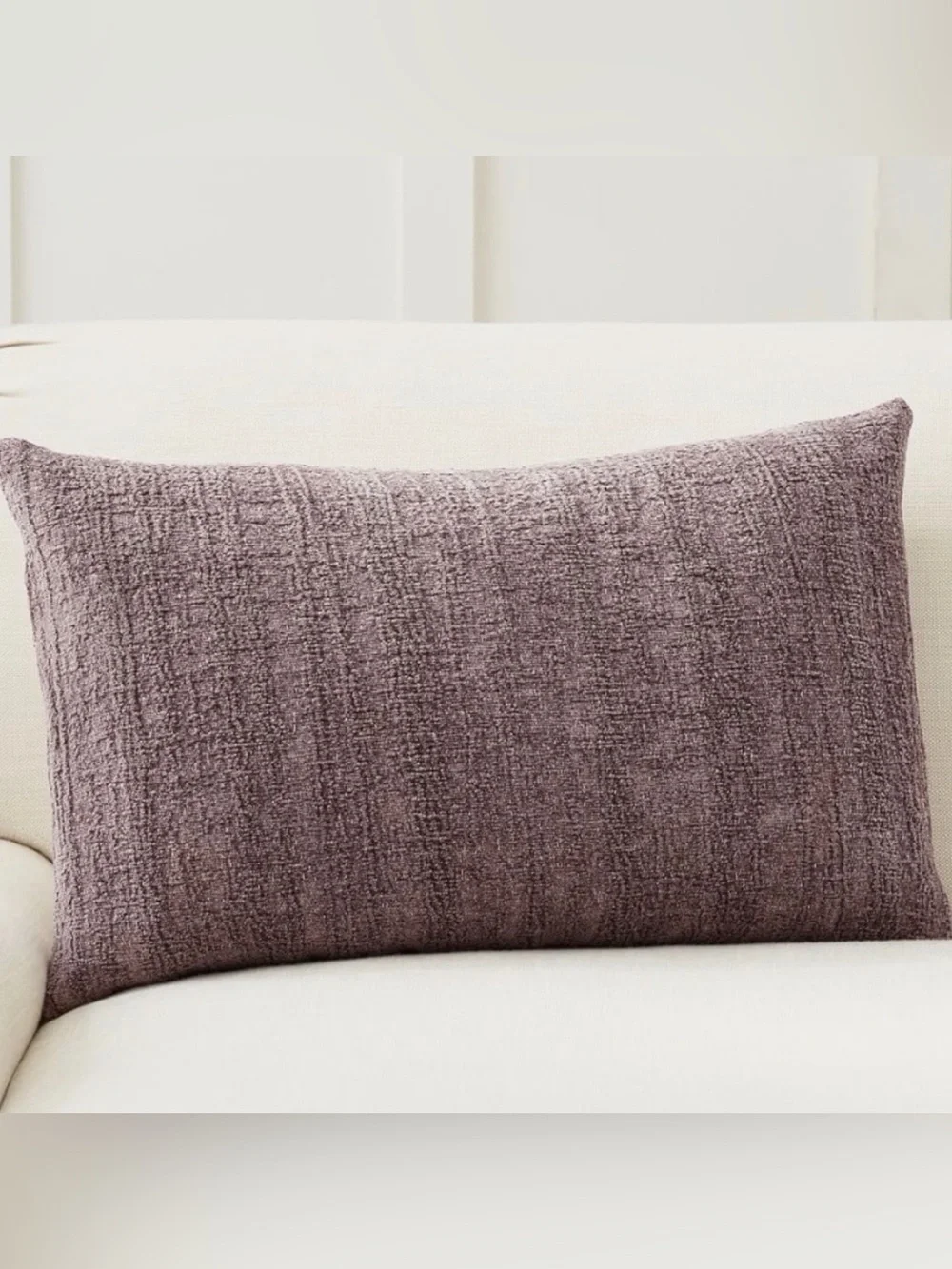 Pottery Barn Journey Chenille Jacquard Lumbar Pillow Cover 16x26